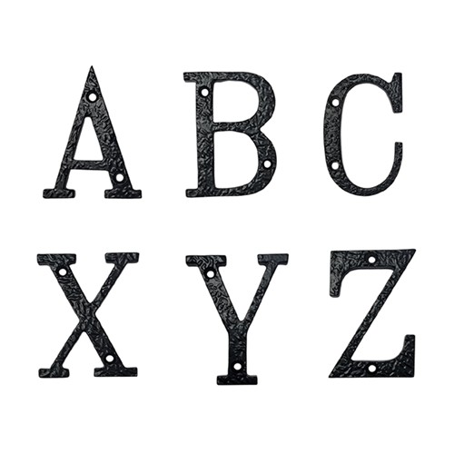 3 Inch Thin Cast Iron Letters (A-Z)